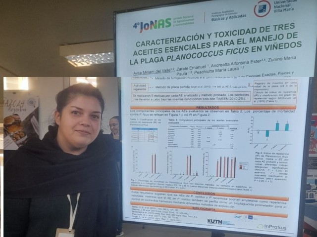 Participación de la Lic. Miriam Avila en la Jornada Nacional de Agroalimentos y Sustentabilidad