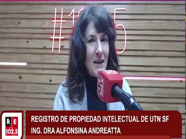 La Dra. Alfonsina Ester Andreatta fue entrevistada por Radioestación por el primer registro del modelo de utilidad de la UTN FR San Francisco