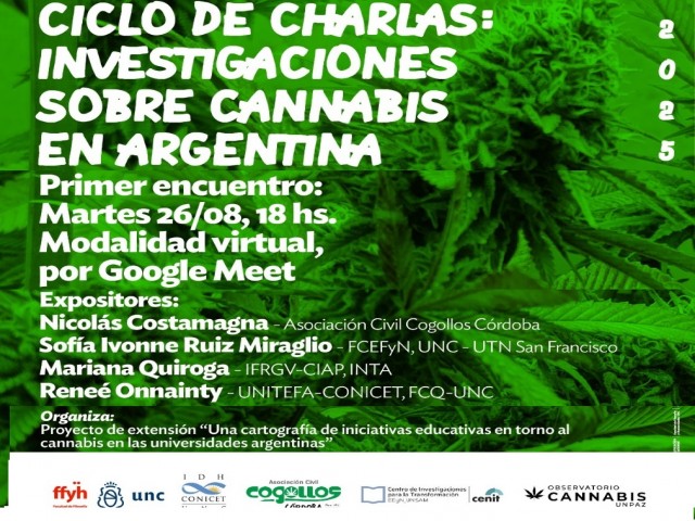 La Ing. Sofía Ruiz Miraglio expuso en el ciclo de charlas de Cannabis 2025